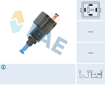 Stabdžių žibinto jungiklis FAE 24518
