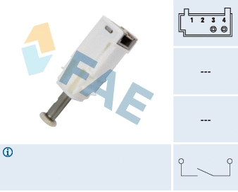 Stabdžių žibinto jungiklis FAE 24791