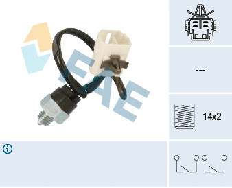 Atbulinės eigos žibinto jungiklis FAE 41280