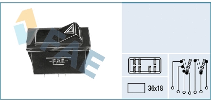 Jungiklis FAE 62350