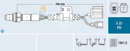 Lambda jutiklis FAE 75088