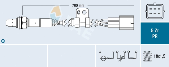 Lambda jutiklis FAE 75090