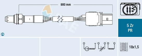 Lambda jutiklis FAE 75092
