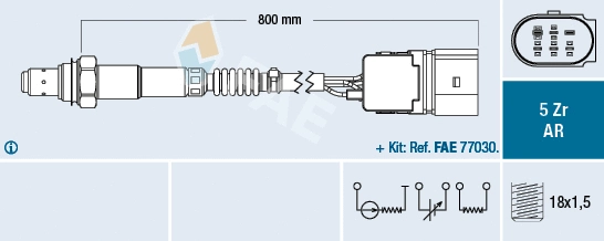 Lambda jutiklis FAE 75353