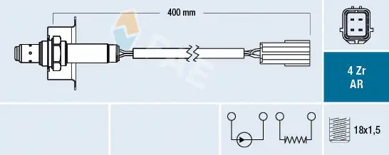 Lambda jutiklis FAE 75643