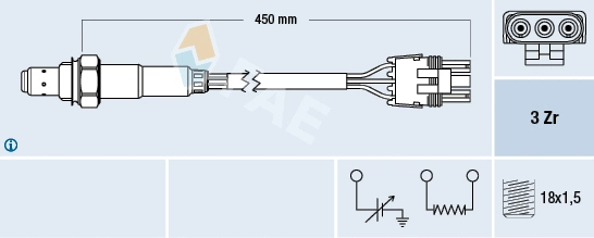 Lambda jutiklis FAE 77117
