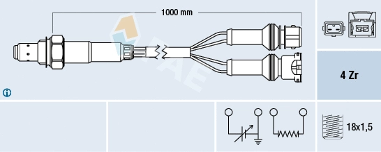Lambda jutiklis FAE 77124