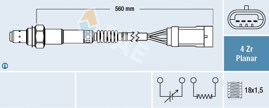 Lambda jutiklis FAE 77153