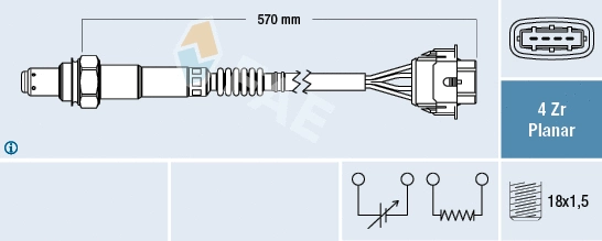 Lambda jutiklis FAE 77154