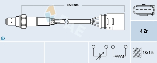 Lambda jutiklis FAE 77200