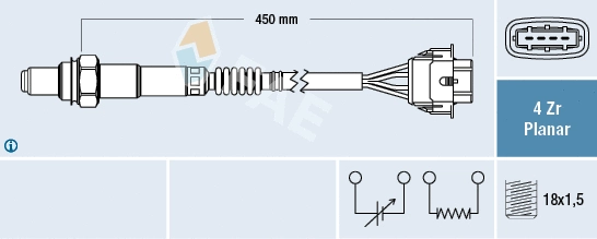 Lambda jutiklis FAE 77209