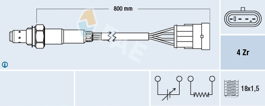 Lambda jutiklis FAE 77220