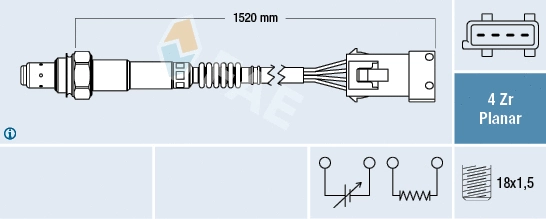 Lambda jutiklis FAE 77242