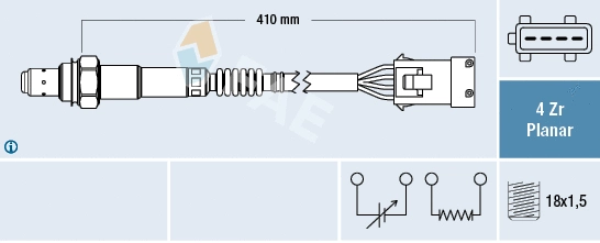 Lambda jutiklis FAE 77282