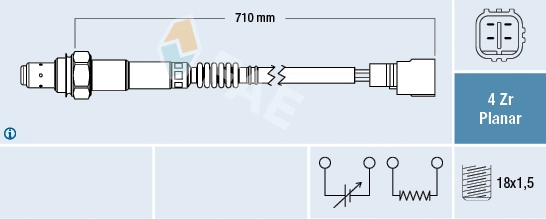 Lambda jutiklis FAE 77311