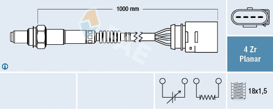 Lambda jutiklis FAE 77404