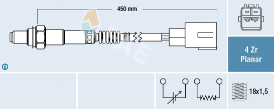 Lambda jutiklis FAE 77457
