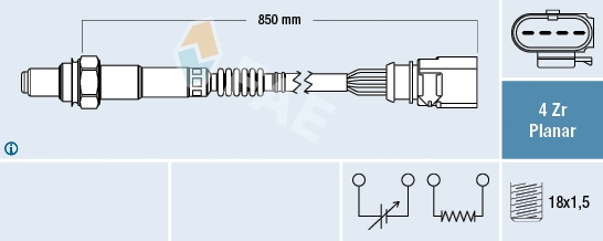 Lambda jutiklis FAE 77464