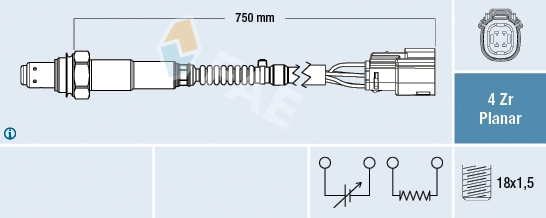 Lambda jutiklis FAE 77650
