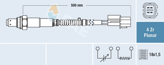Lambda jutiklis FAE 77680