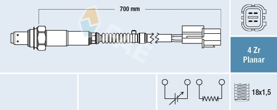 Lambda jutiklis FAE 77685