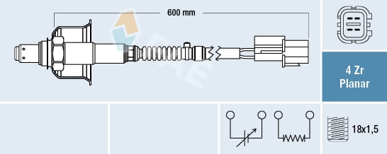 Lambda jutiklis FAE 77696