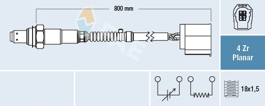 Lambda jutiklis FAE 77758