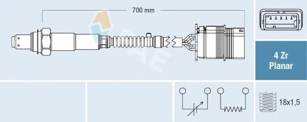Lambda jutiklis FAE 77760