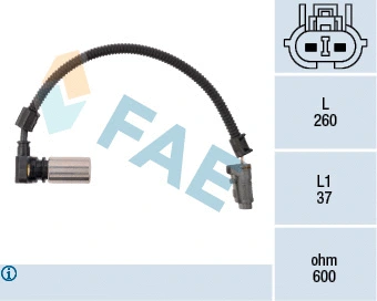 Automotinės transmisijos RPM daviklis FAE 79086