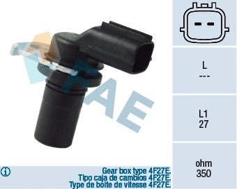 Automotinės transmisijos RPM daviklis FAE 79136