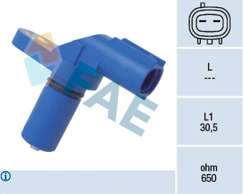 Automotinės transmisijos RPM daviklis FAE 79255