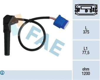 Automotinės transmisijos RPM daviklis FAE 79282