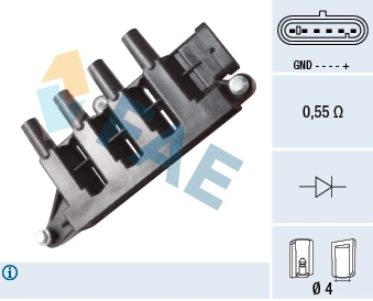 Uždegimo ritė FAE 80340