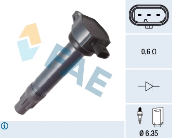 Uždegimo ritė FAE 80380