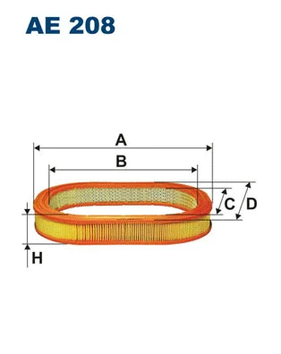 Oro filtras FILTRON AE 208