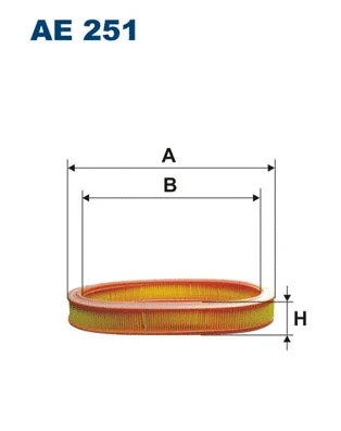 Oro filtras FILTRON AE 251