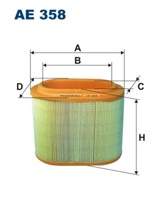Oro filtras FILTRON AE 358