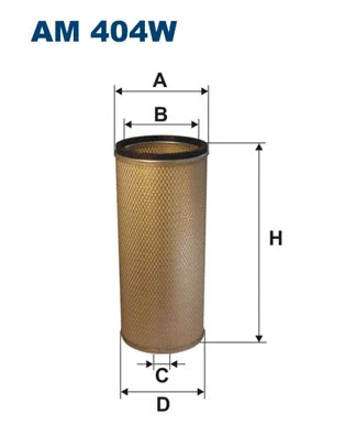 Antrinis oro filtras FILTRON AM 404W