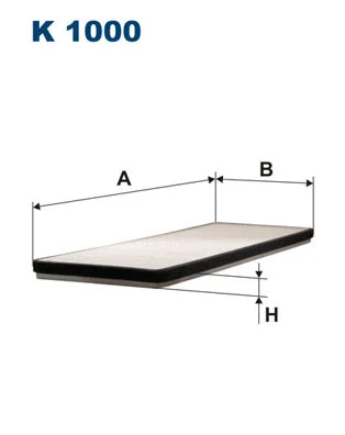 Salono filtras FILTRON K 1000