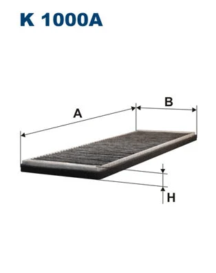 Salono filtras FILTRON K 1000A