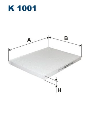 Salono filtras FILTRON K 1001