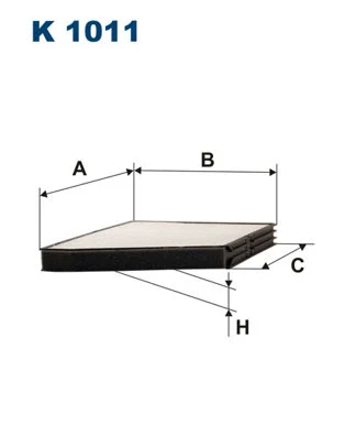 Salono filtras FILTRON K 1011
