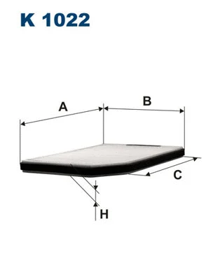 Salono filtras FILTRON K 1022