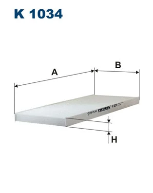 Salono filtras FILTRON K 1034