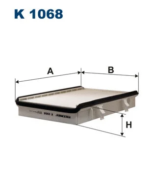 Salono filtras FILTRON K 1068
