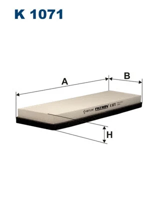Salono filtras FILTRON K 1071