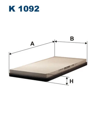 Salono filtras FILTRON K 1092