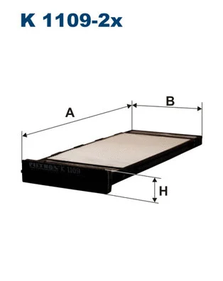Salono filtras FILTRON K 1109-2x