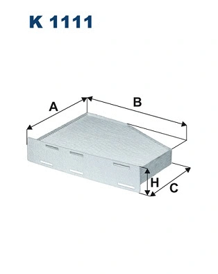 Salono filtras FILTRON K 1111