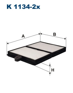 Salono filtras FILTRON K 1134-2x